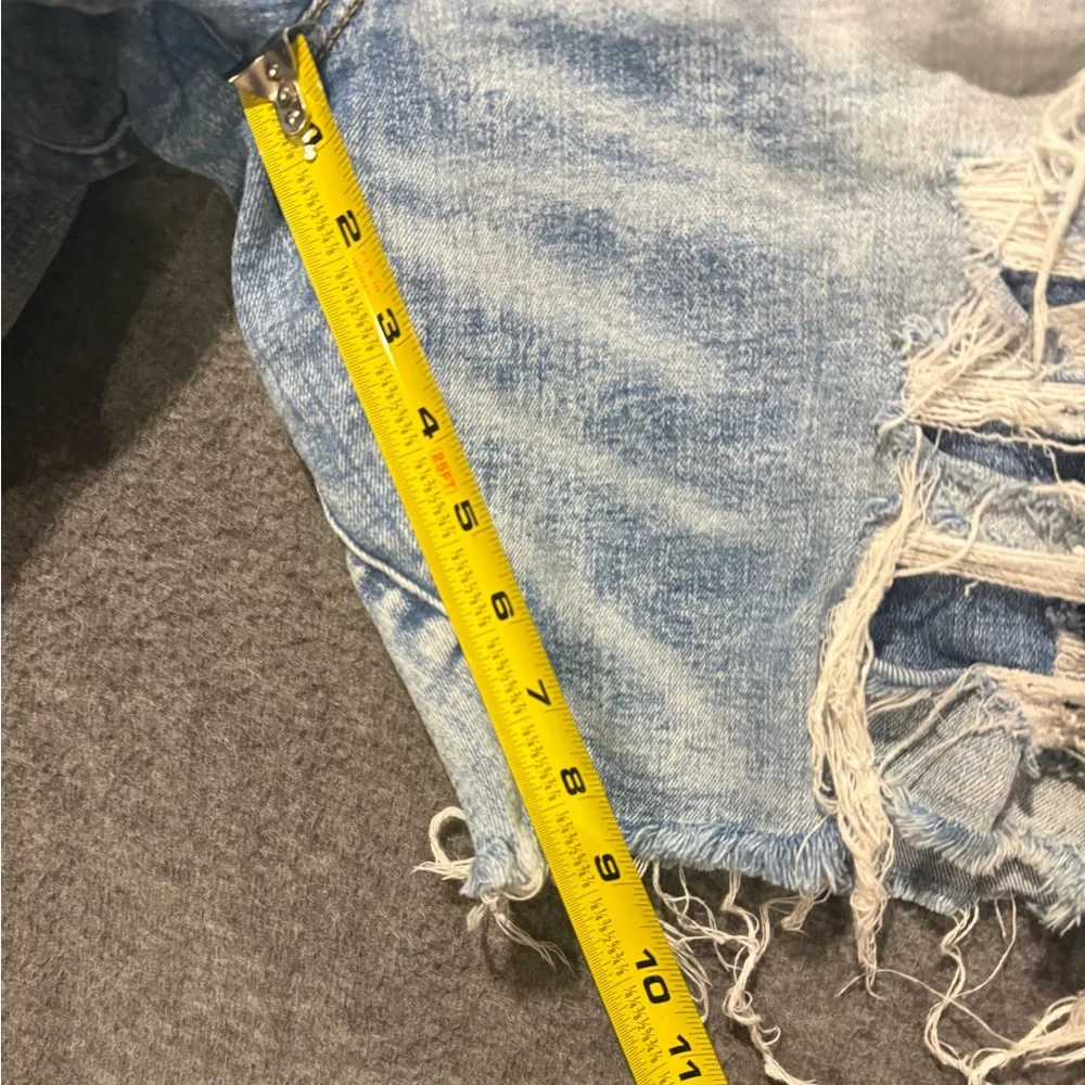 American Eagle Cut Off Jean Shorts Mens 42 blue 9